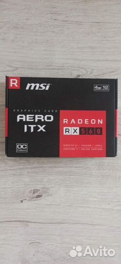 Видеокарта Rx 560 4gb
