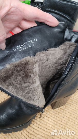 Ботильоны TJ зима натуральная кожа 37