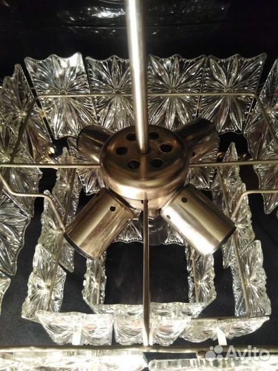 Люстра хрусталь СССР