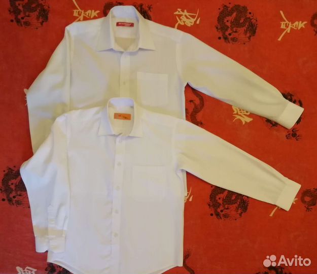 Рубашка для мальчика 134-140 пакетом
