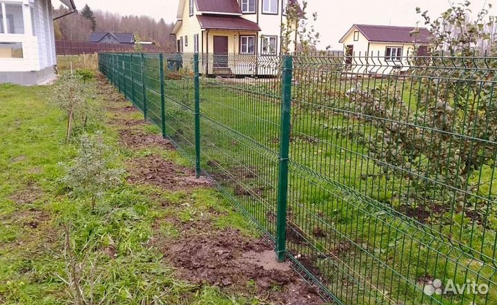 Забор из 3D сетки качественно работа по договору