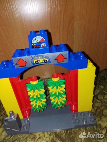 Конструктор лего дупло автомойка с машинками