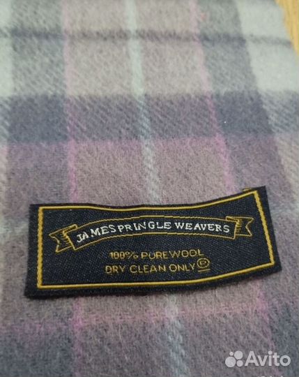 Шарф james pringle weavers Шотландская клетка