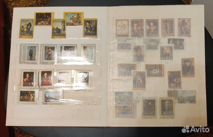 Альбом с марками разных стран 16 страниц 30 листов
