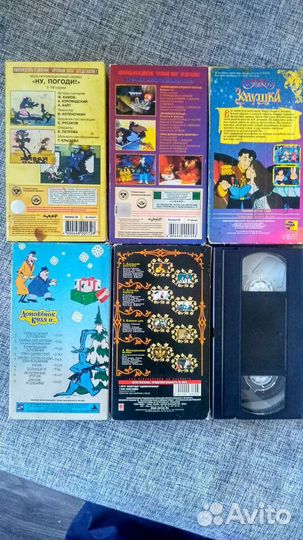 VHS мультф.+док.фильмы о животных