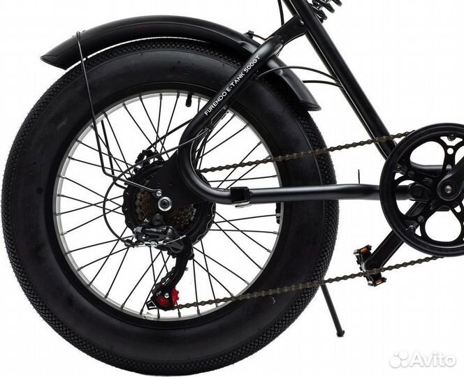 Электробайк furendo E-Tank 500 GT черный