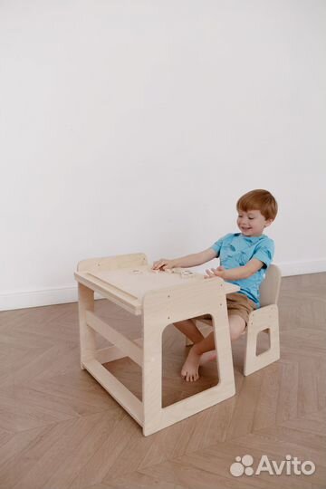 Детский стол и стульчик растущий