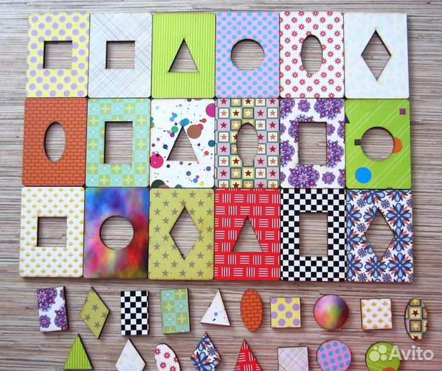 Досочки Сегена геометрические фигуры