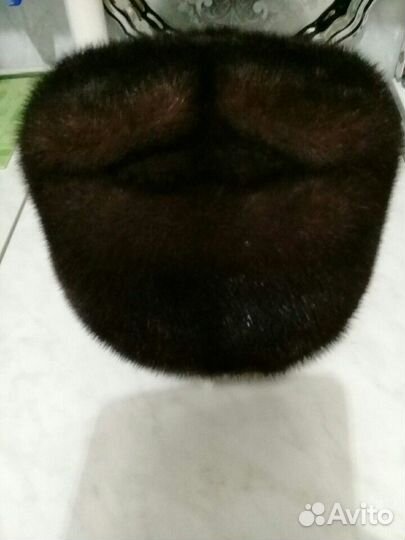 Мужская шапка норковая
