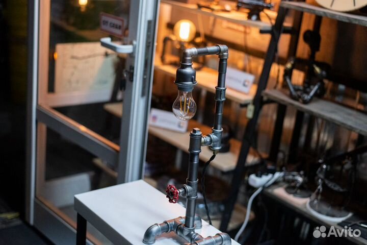 Винтажный светильник от Loft Сталь