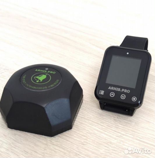 Кнопка вызова официанта в комплекте с часами Элит