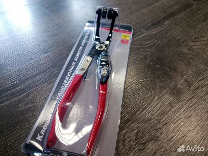 Клещи для самозажимных хомутов изогнутые