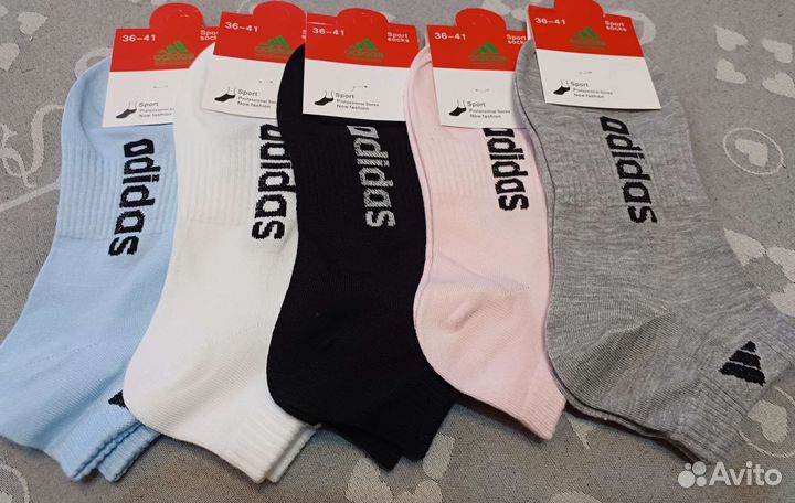 Носки женские короткие nike adidas puma reebok