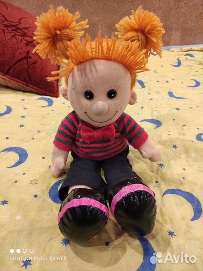 Кукла мягкая, музыкальная