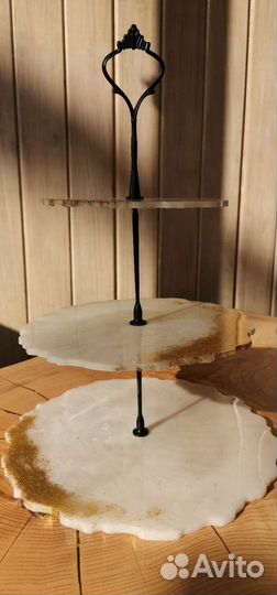 3х ярусная фруктовница Этажерка для конфет