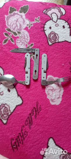 Набор походный ложка вилка нож, Москва