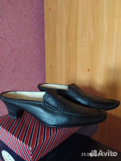 Сабо женские натуральная кожа размер 39