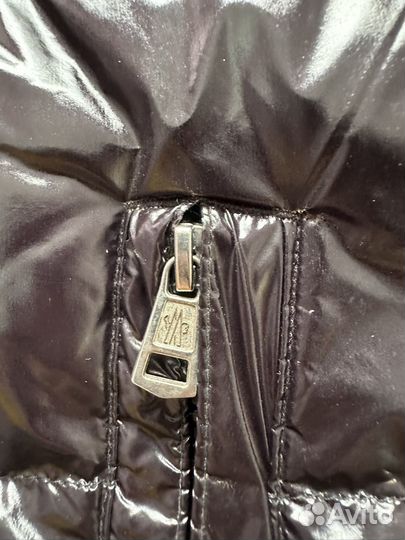 Пуховик moncler глянцевый