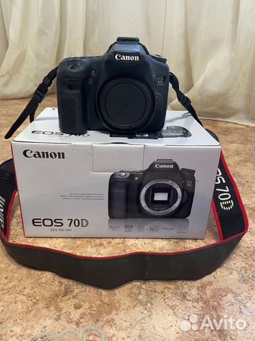 Зеркальный фотоаппарат Canon 70d купить в Северске | Электроника | Авито