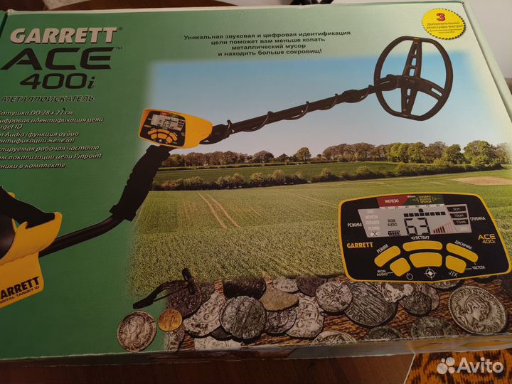 Металлоискатель: garrett ace 400i