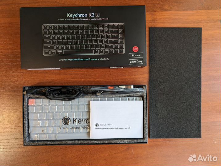 Keychron K3 низкопрофильная клавиатура
