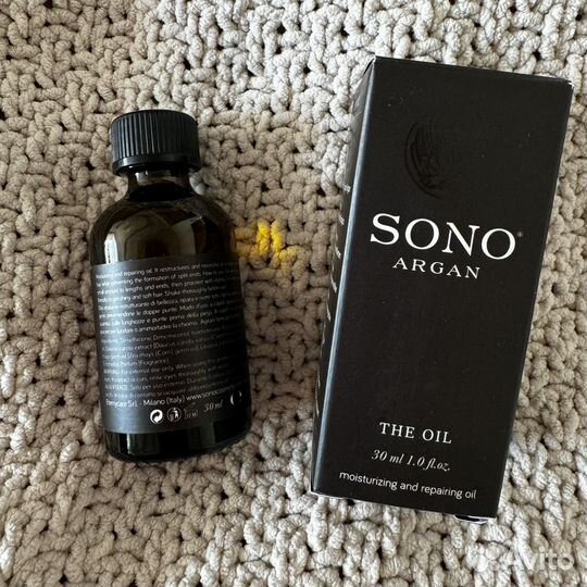 Sono argan oil Масло для волос 30 мл