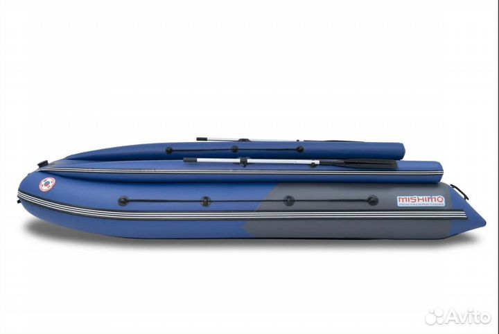 Лодка mishimo river fjet PRO 410 под водомет blue