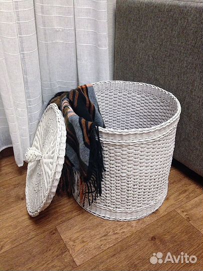 Плетеные корзины, ручная работа