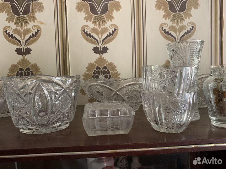 Салатники хрустальные