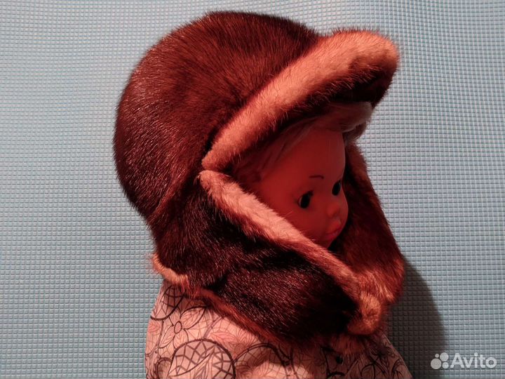 Шапка норковая женская