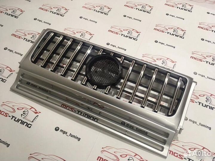 Решетка Мерседес G-Class GT Гелендваген Серая Б/З