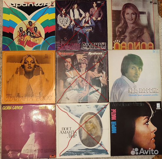 Виниловые пластинки времен СССР. Как новые - mint