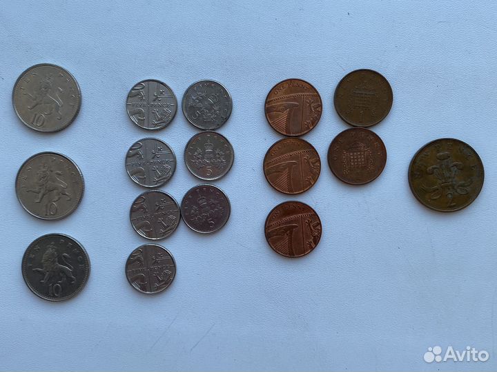 Монеты Великобритании (пенни, пенсы)