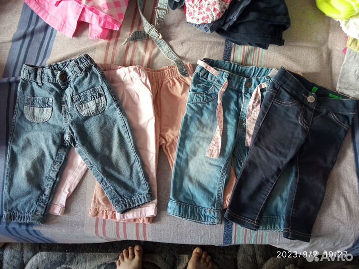 Вещи пакетом на девочку 74-80