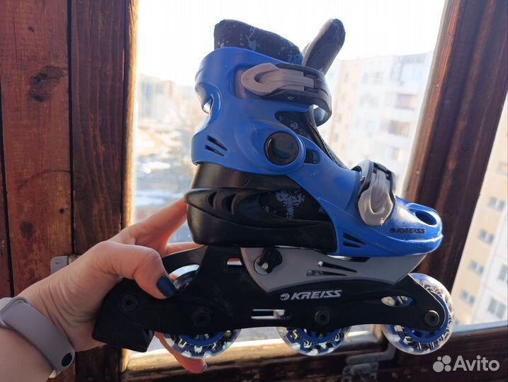 Роликовые коньки раздвижные. 26-29 и 34-37