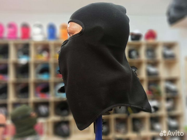 Теплый подшлемник трикотажный