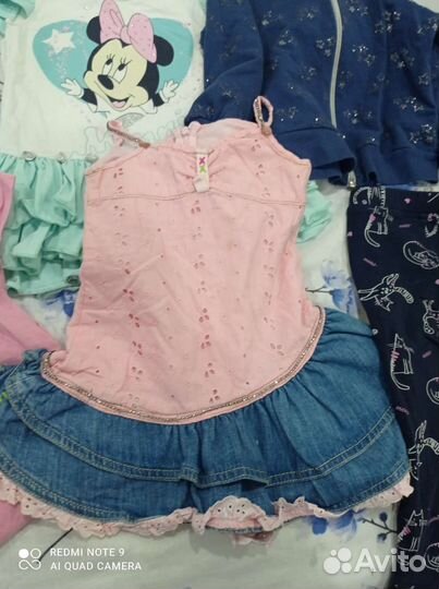 Большой пакет вещей для девочки