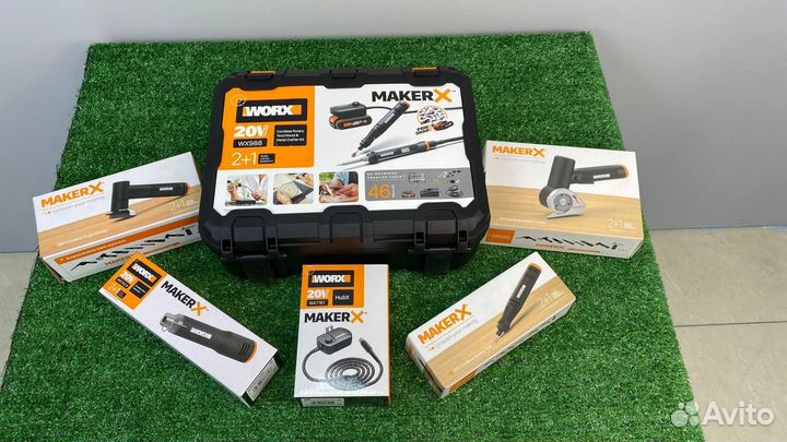 Мини-фен аккумуляторный worx WX743.9