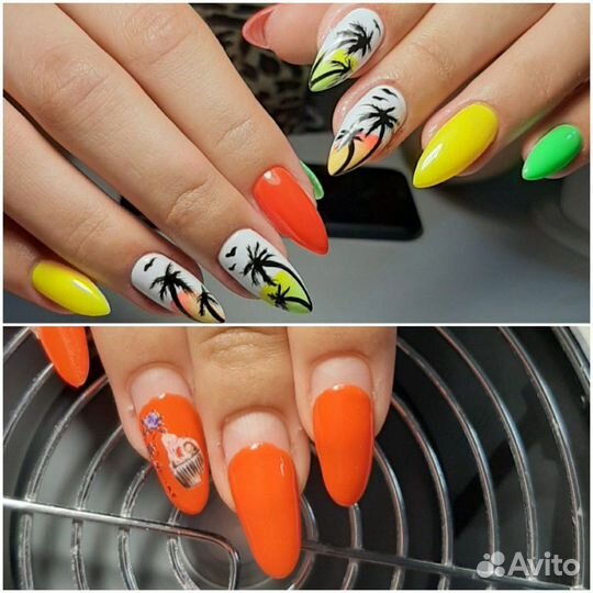 Наращивание ногтей,шеллак