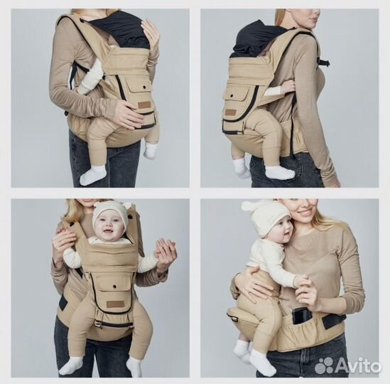 Рюкзак-переноска+хипсит Happy Baby babyseat