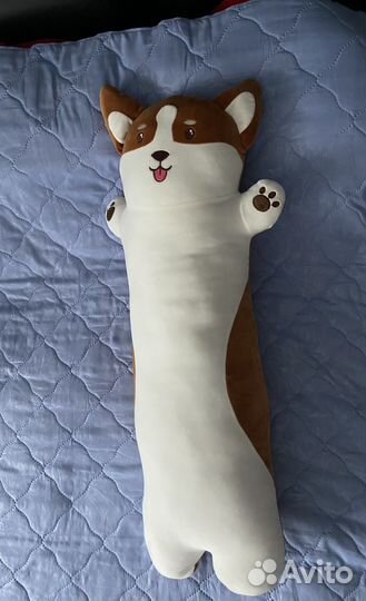 Мягкая игрушка-подушка, длинная собака, новая