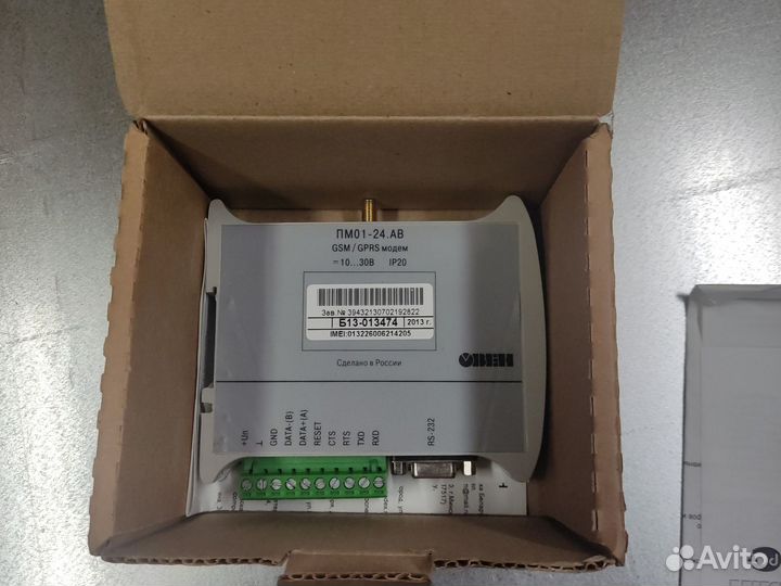 Промышленный модем GSM пм01-24.ав Овен