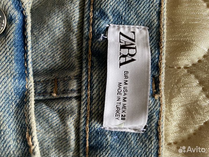 Джинсовая юбка миди Zara