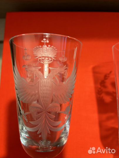 Бокалы винтажные с Гербом