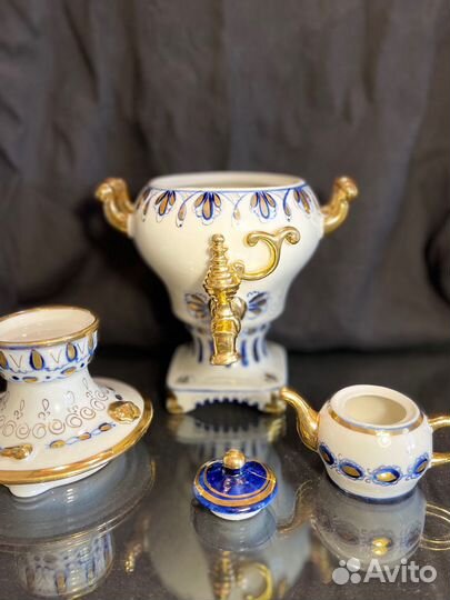 Самовар гжель