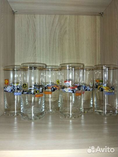 Стаканы Формула-1 из 70х