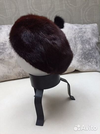 Берет норковый