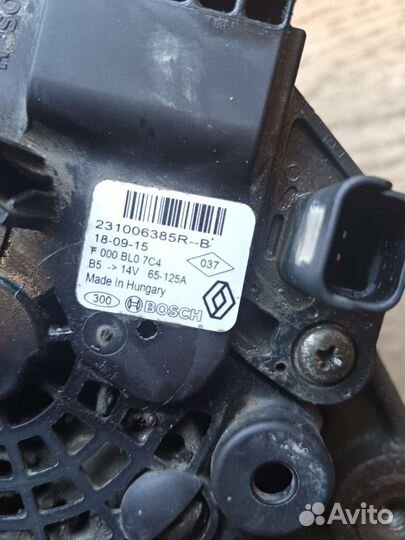 Генератор Renault logan 2 1.6