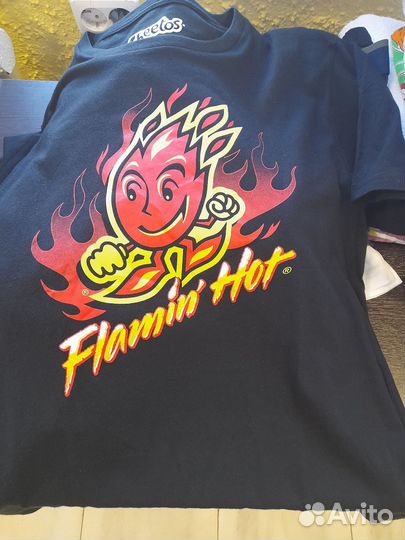 Футболка мужская Cheetos Flamin Hot, новая, из США