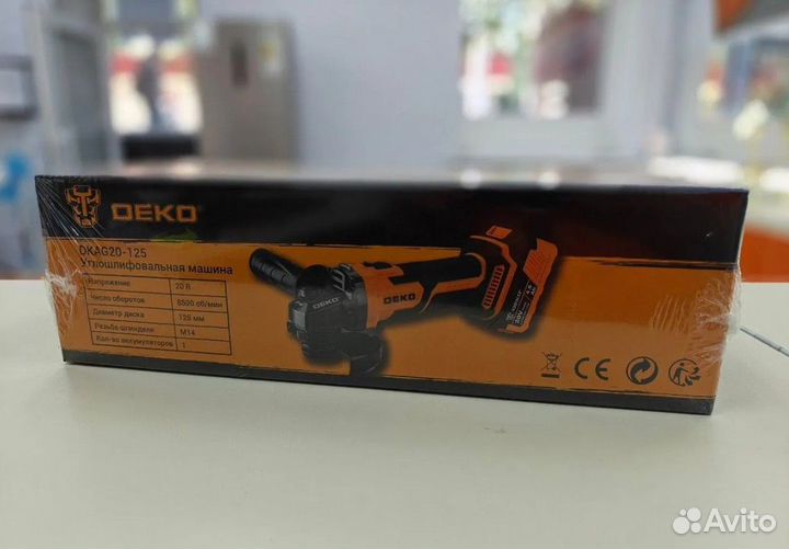 Угловая шлифмашина Deko dkag20-125